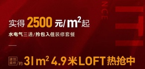 圆中大溪地2号楼开售 4.9米层高loft